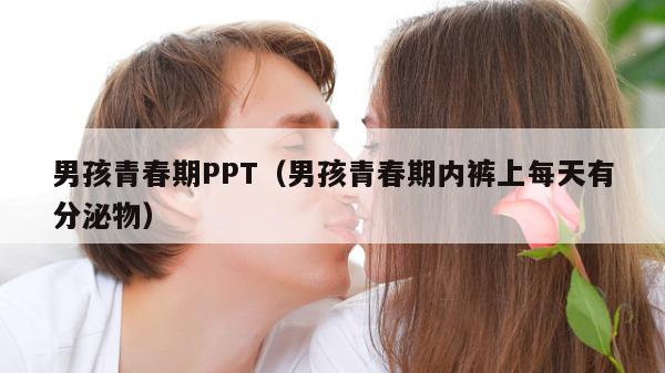 男孩青春期PPT（男孩青春期内裤上每天有分泌物）