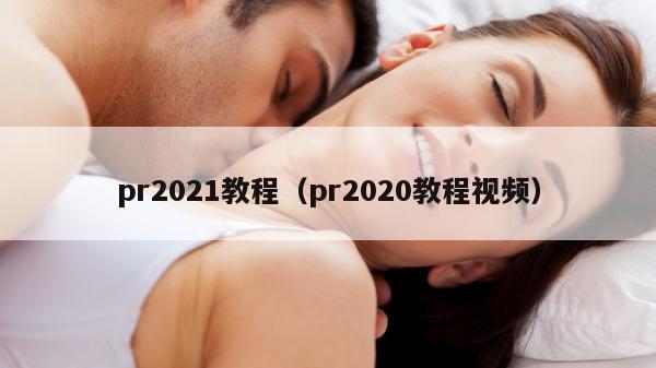 pr2021教程（pr2020教程视频）